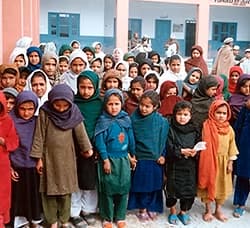 Students at Qala-e-Malakh School